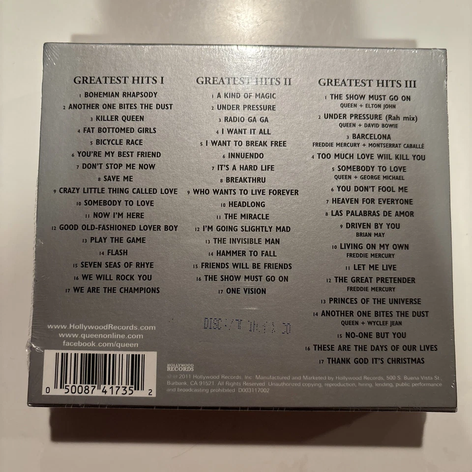 Queen Greatest Hits I, II, III The Platinum Collection 3-CD Set; Sealed Foto 3 de 3