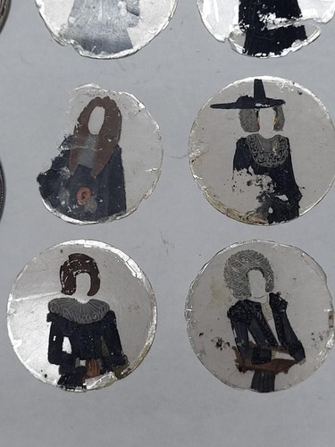 1603 German States TEUTONIC ORDER Thaler CONTAINS 8 Portraits with no faces MICA - Picture 7 of 10
