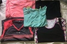5 Ladies Sports Tops Size M Used!