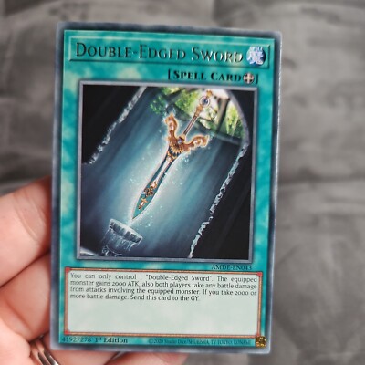 Zweischneidiges Schwert - Rare 1. Auflage AMDE-DE043 - NM - YuGiOh