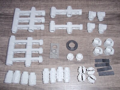 Large Lot of Misc Parts for Robotix Series R-2000 1984 Milton Bradley Connectors