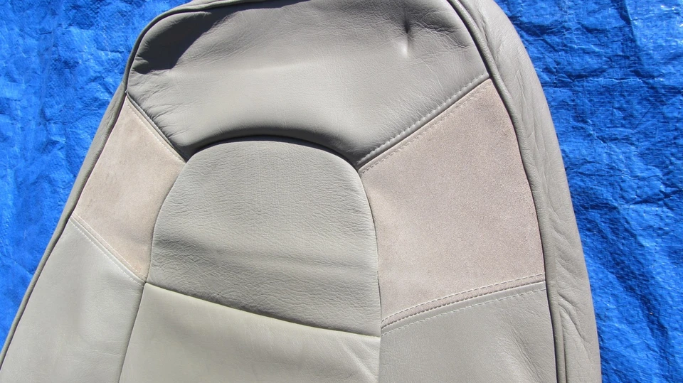 92 Saab 9000 CD EDICIÓN GRIFFIN Taupe Delantero Izquierdo Superior Cuero Gamuza Cubierta de Asiento Foto 4 de 4