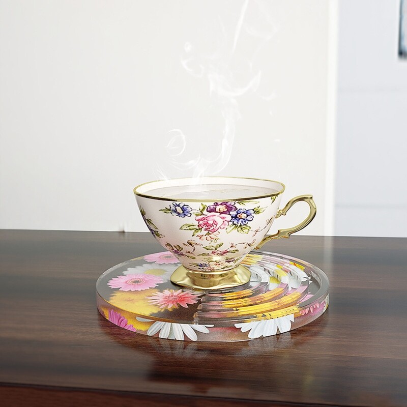 Resin Casting Teapot Mat Tray Mold Jewelry Making Molds for Home Decor