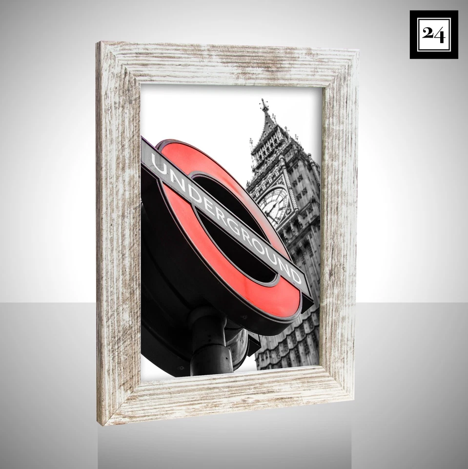 Cadre D'Image Londres Bois MDF Photo Affiche Couleur Taille Éligible Étroit - Photo 2/4