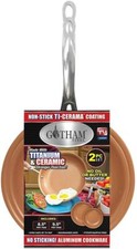 Gotham Steel 2 Pack Nonstick Frying Pans - Round (9.5/8.5) - As Seen on TV NEW