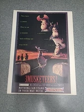 3musketeers Candy Bar Print Ad 1999 8x11 Wall Art 