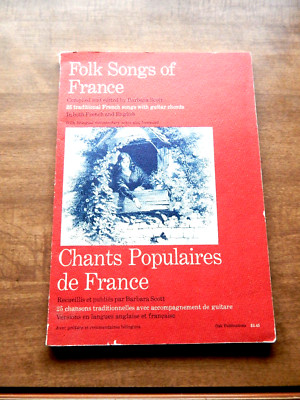 Folk Songs of France + Chantons en francais (Book One)  Softcover French/English