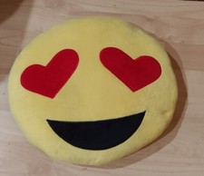Heart Eyes Emoji Pillow 13"