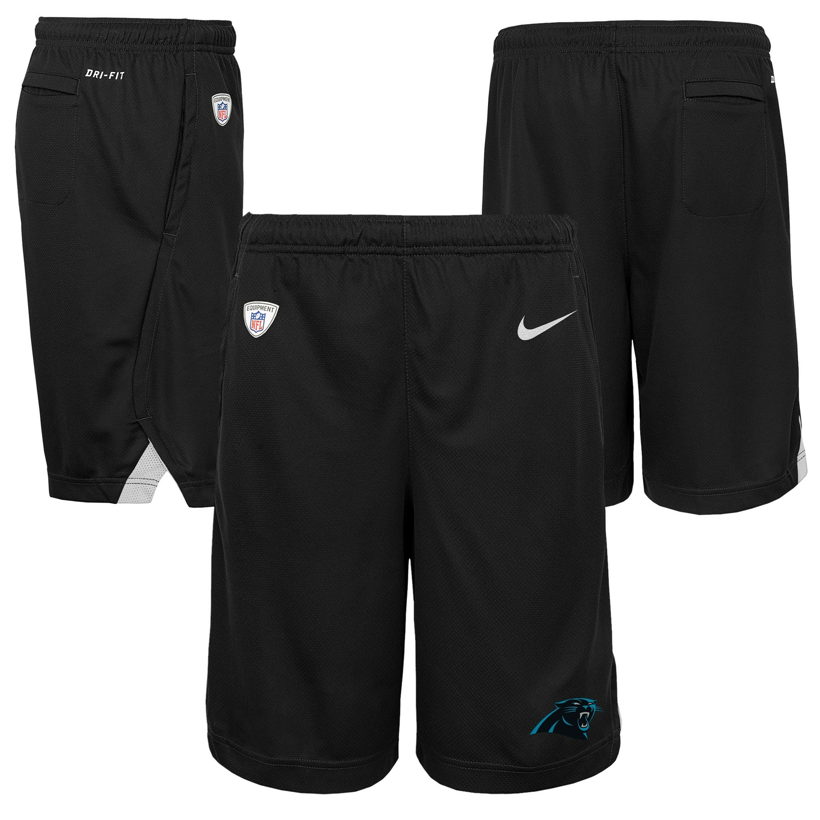 Трикотажные шорты Nike NFL Youth для мальчиков Carolina Panthers