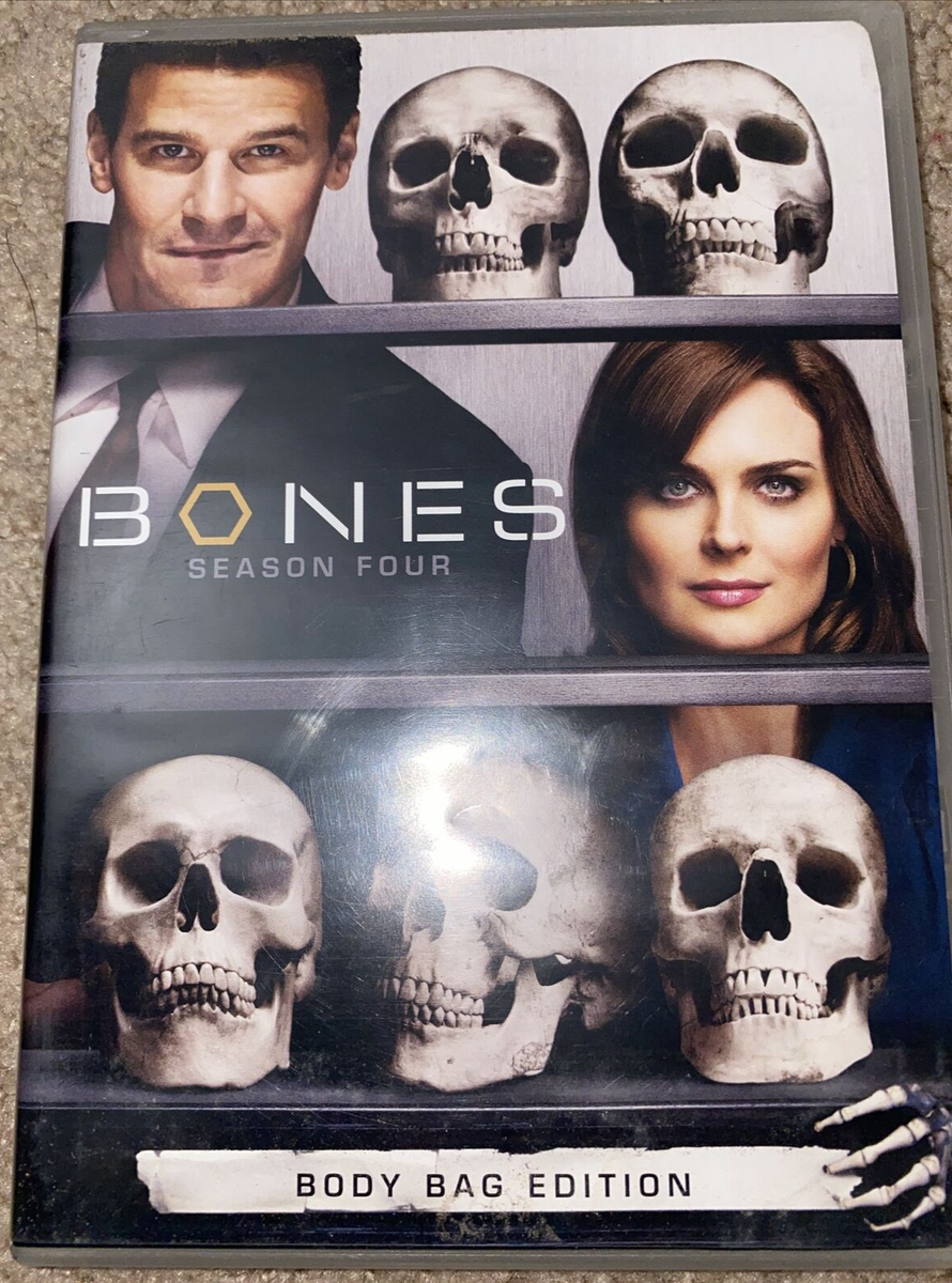 Bones Season Four DVD Body Bag Edition Emily Deschanel David