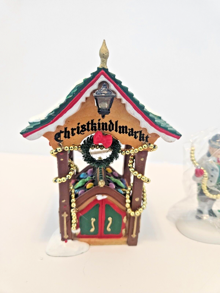 Dept 56 Alpine Village Christmas Market ~ The Ornament Booth