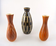 3 wunderschöne DDR Vasen Blumenvasen