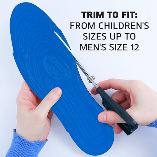 Odor-Eaters Blue Unisex Shoe Insoles Control Odor and Wetness - Picture 9 of 9