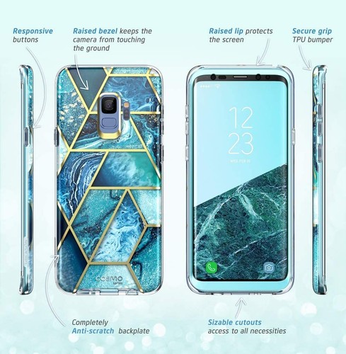 i-Blason for Samsung Galaxy S9, Dual Layer Screen Case Flexible Soft Cover Shell - Picture 28 of 30