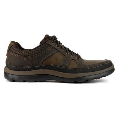 Rockport Men's Get Your Kicks Mudguard Blucher Dark Brown/Leather