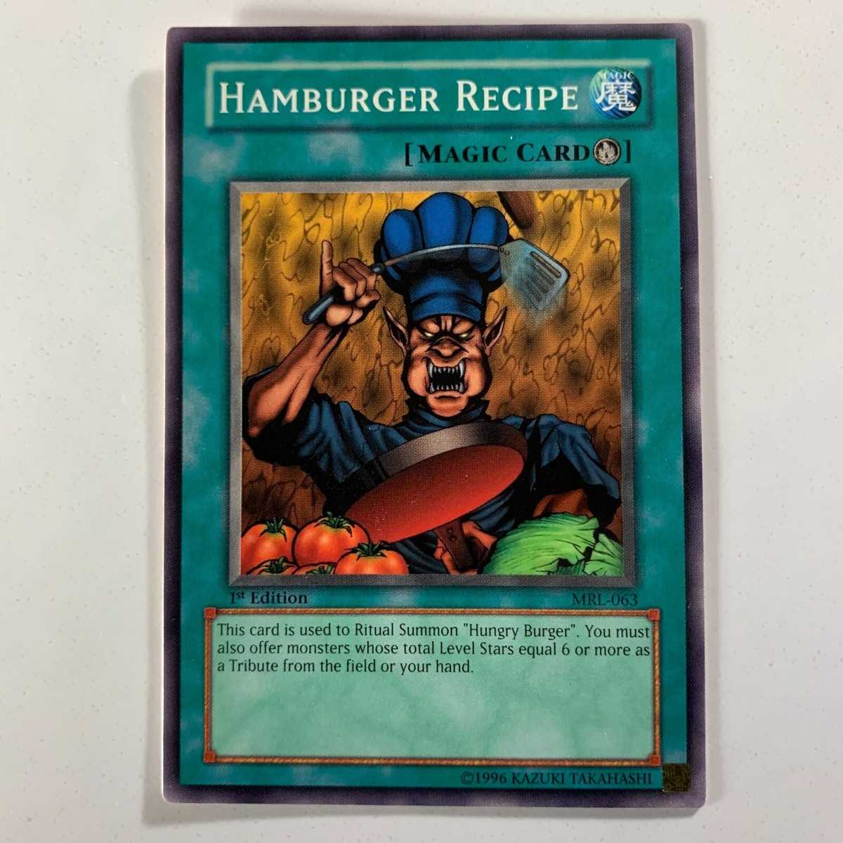 hamburger yugioh card YuGiOh Spell Ruler Hungry Burger SRL-EN068 NM/MT Unl. Ed * *
