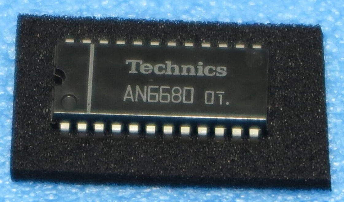 Technics AN6680 IC Linear Control chip for SL-1200 SL-1210 Working