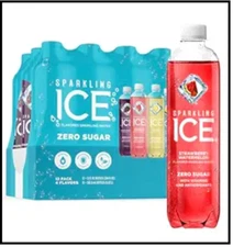 Sparkling Ice Blue Variety Pack, Flavored Sparkling Water 17 fl oz, 12 count