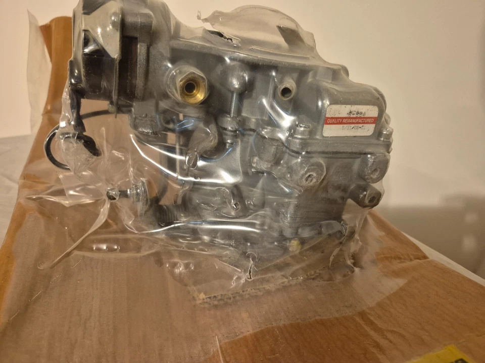 Carburador Carter 1BBL obturador eléctrico remanufacturado Ford Foto 4 de 4