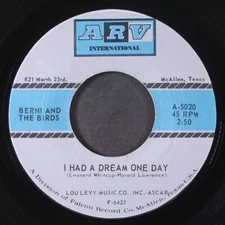 BERNI & THE BIRDS: i had a dream one day ARV 7" Single 45 RPM