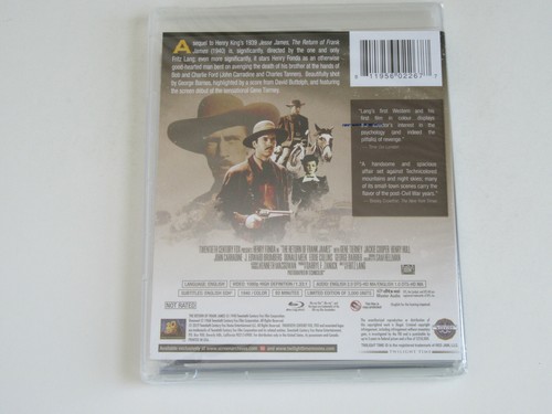 THE RETURN OF FRANK JAMES (Blu-Ray) Henry Fonda TWILIGHT TIME Limited Ed. NEW!!! - Picture 2 of 12