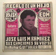 Jose Luis M. Ramirez Con El Mariachi Mexico, Regalo De Un Hijo, Mexican Lp Album