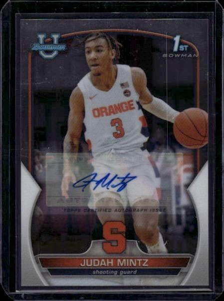 2022-23 Bowman University Chrome #33 Judah Mintz AUTO