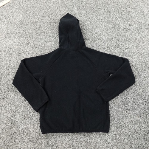 Columbia Jacket Boys S 8 Black Fleece Zip Sweatshirt Sweater Hoodie Outdoor Hike - Picture 6 of 10