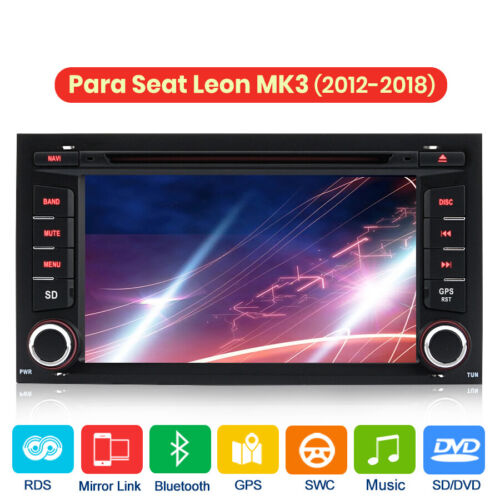 Para Seat Leon MK3 2012-2018 DVD GPS Radio de Coche Navegador Bluetooth RDS eBay