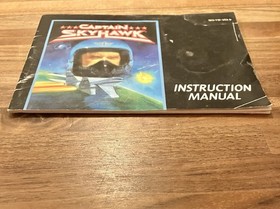 Captain Skyhawk Nintendo NES Instruction Manual Booklet ONLY
