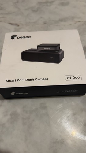 Pelsee P1 Duo Smart WiFi Dash Camera 4K Front 1080P Rear Brand NEW