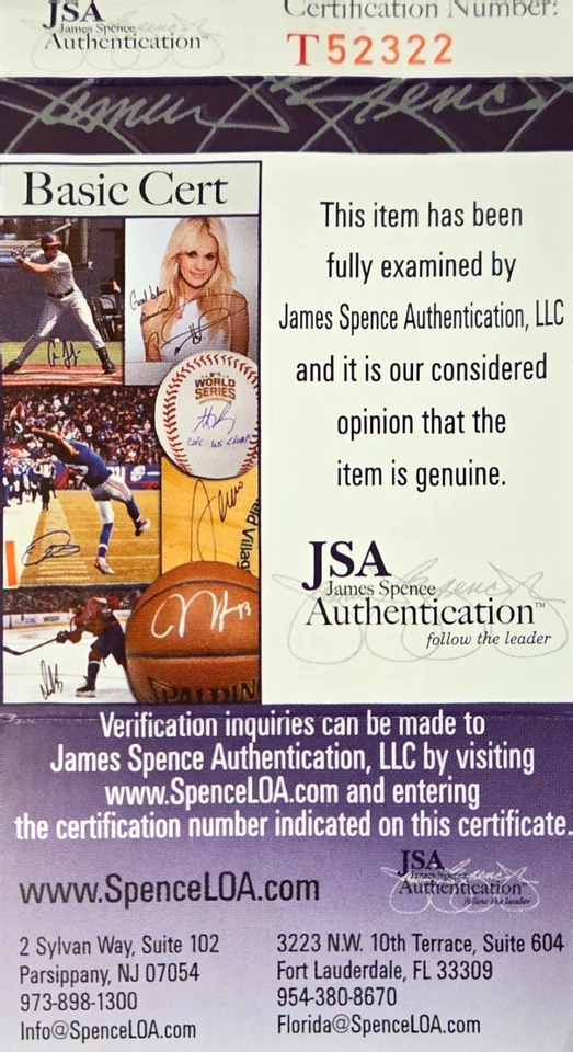 Rawlings – Mark McGwire – Signed Baseball – JSA Certified - Image 3 of 3