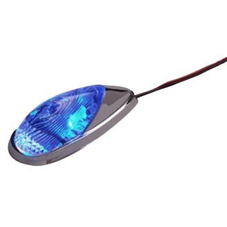 K&S Technologies 25-9500 Mini-Flush Chrome LED Marker Lights