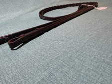 NEW 104-FH Bobby’s 5/8”X54” Brown Raised w/Fancy Stitching Laced Rein