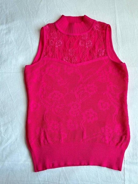 Women Karen Millen Top Pink Viscose 38 / M / 46
