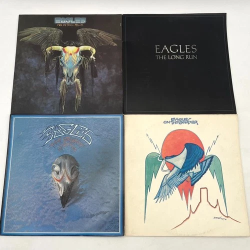Lot of 4 Eagles Band Assorted Soft Rock & Folk Rock Music Albums LP Vinyl Record