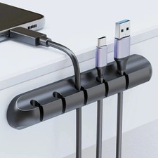 Adhesive Cable Holder Clips Cord Management Wire Organizer Desktop USB Charger