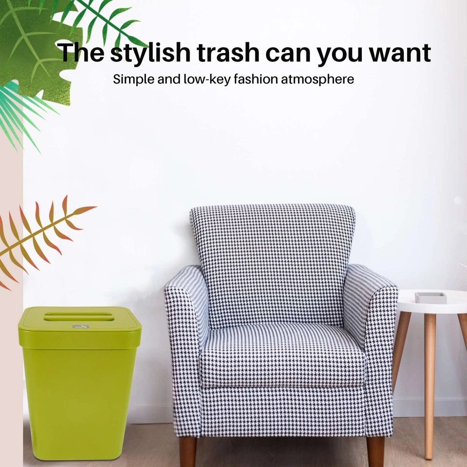 5L Abfall BehäLter KüChen Schrank TüR HäNgen MüLl Eimer MüLl Eimer Wand Mon6573 - Bild 3 von 4