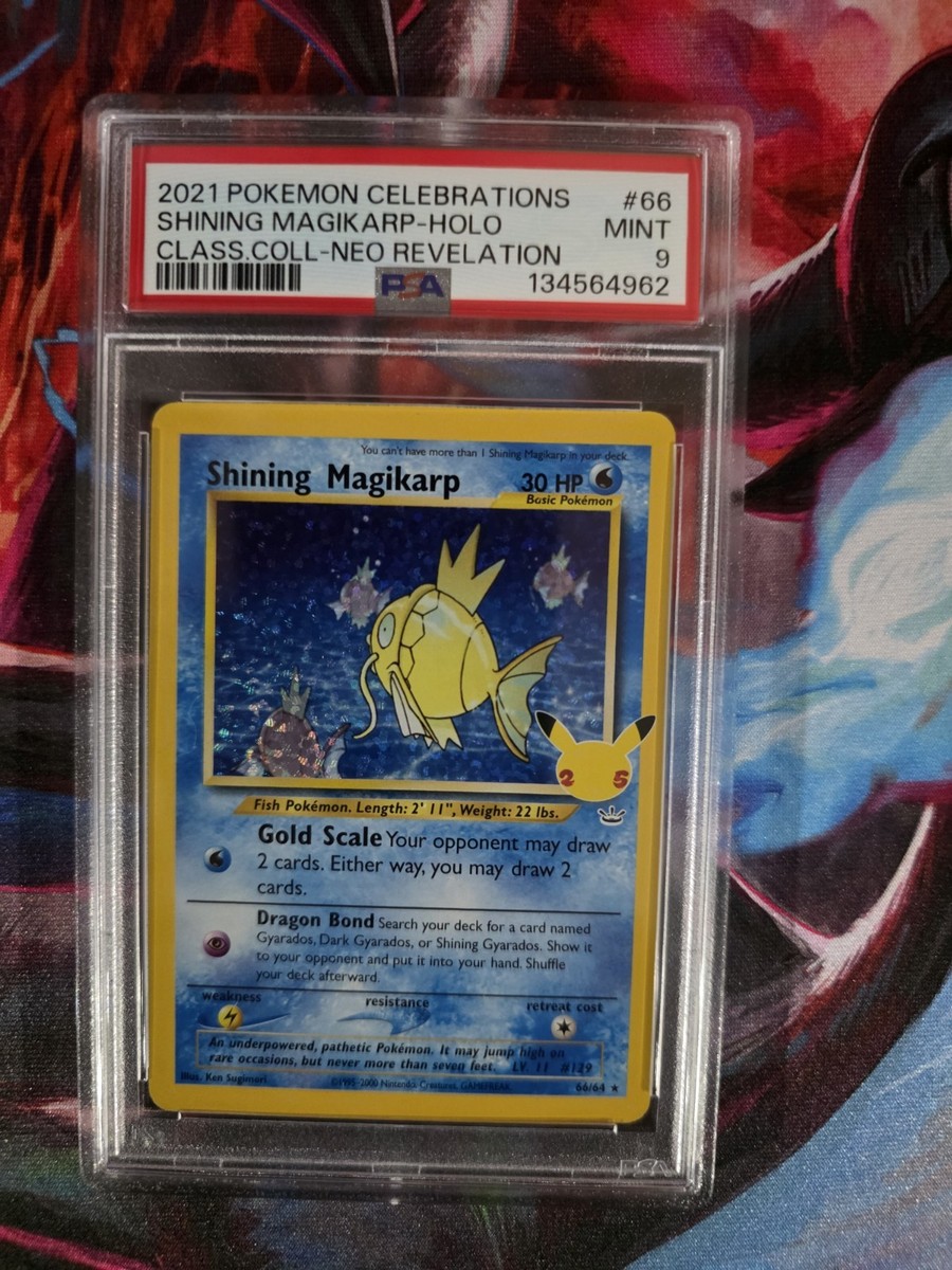 Shining Magikarp 66/64 Celebrations: Classic Collection Holo for
