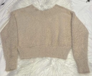 New Look Girls Beige Fluffy Jumper Age 10/11 Years Excellent Condition