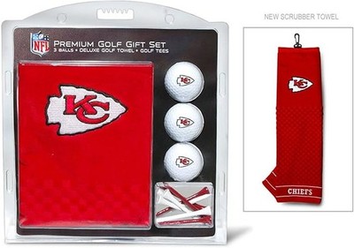 Team Golf NFL Kansas City Chiefs Golf Gift Set with Embroidered Towel