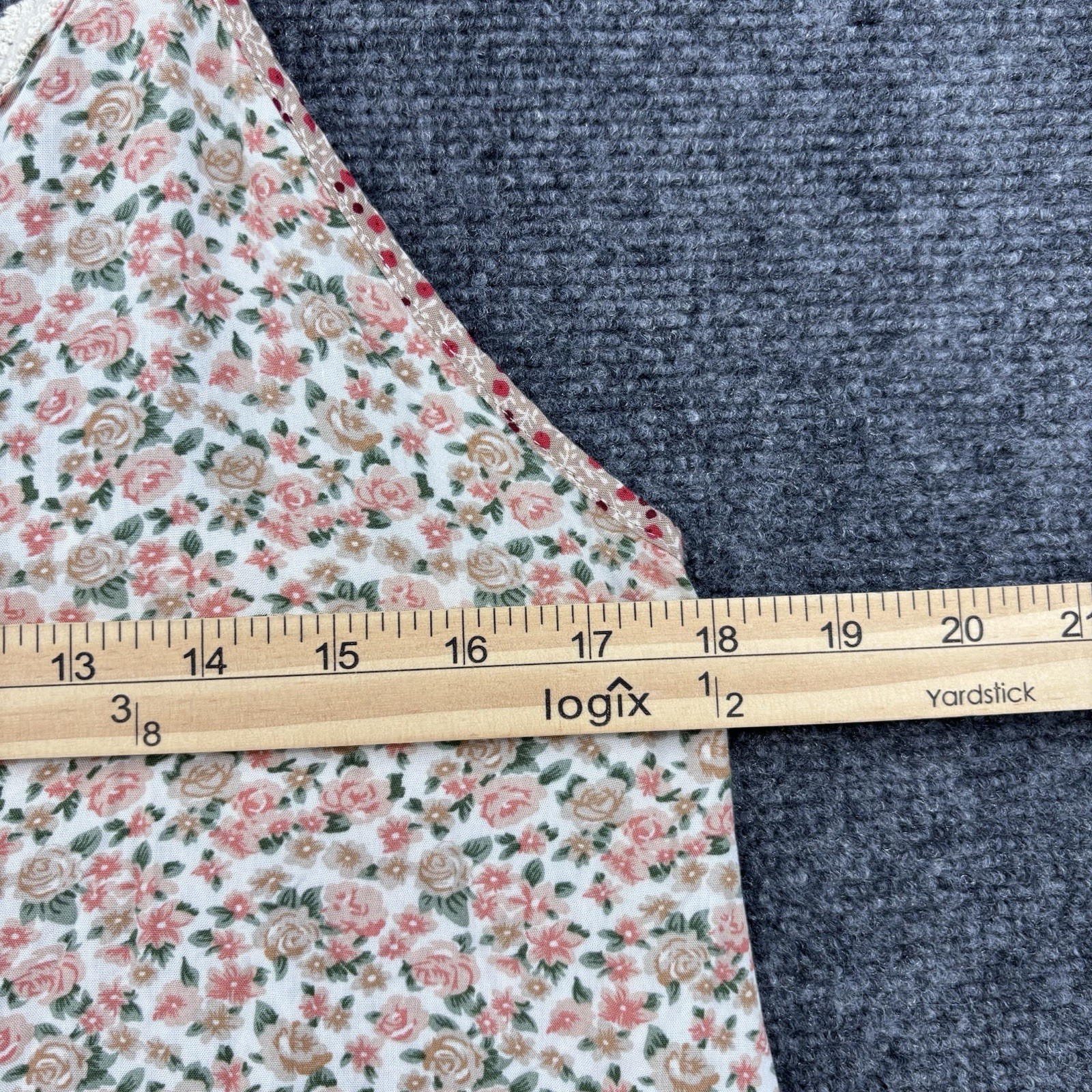 Easel Boho Patchwork Printed Micro Floral Maxi Dr… - image 10