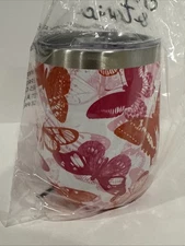 Chic & Tonic Wine Tumbler Stainless Steel - 12oz in Butterfly Motif