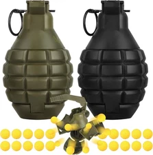 Tactical Toy-Grenade for CS Battle Game,2Pcs Fall Resistant Refillable Fun... 