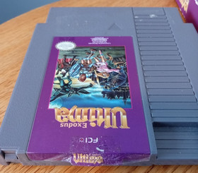 Ultima Exodus (Nintendo) NES Complete In box Original Game with Manual - Tested