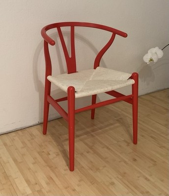 4 Hans Wegner CH24 Wishbone Chairs Y Carl Hansen - MCM Mid Century Modern Danish