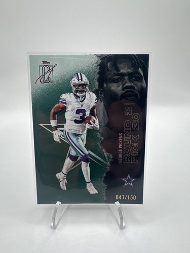 George Pickens [Green Refractor Chrome] #72 /150 2025 Topps Signature Class Card