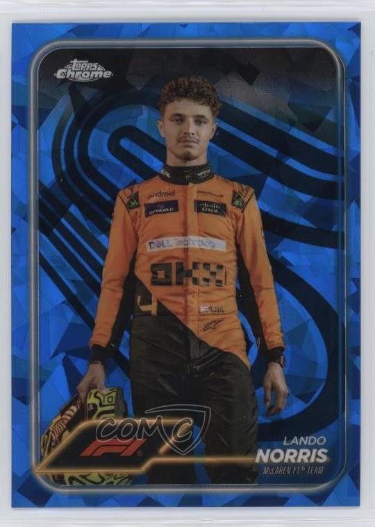 2024 Topps Chrome Sapphire Edition Formula 1 F1 Drivers Lando Norris #7 11s9