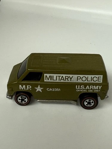 Vintage Hot Wheels Redline 1974 Super Van Military Police U.S. Army. HK