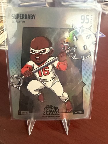 Bo Jackson Battle Arena Superbaby Steel Silver Battlefoil #SBF-115 2026 Devers